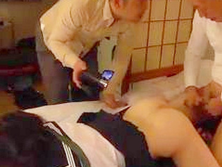 Blonde Naive Schoolgirl Gets Fucked by Boyfriend and Friends in Tokyo XXX